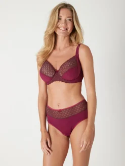 Culotte midi effet ventre plat