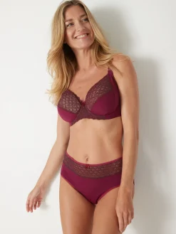 Culotte midi effet ventre plat