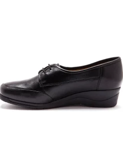 Derbies à lacets grande largeur cuir