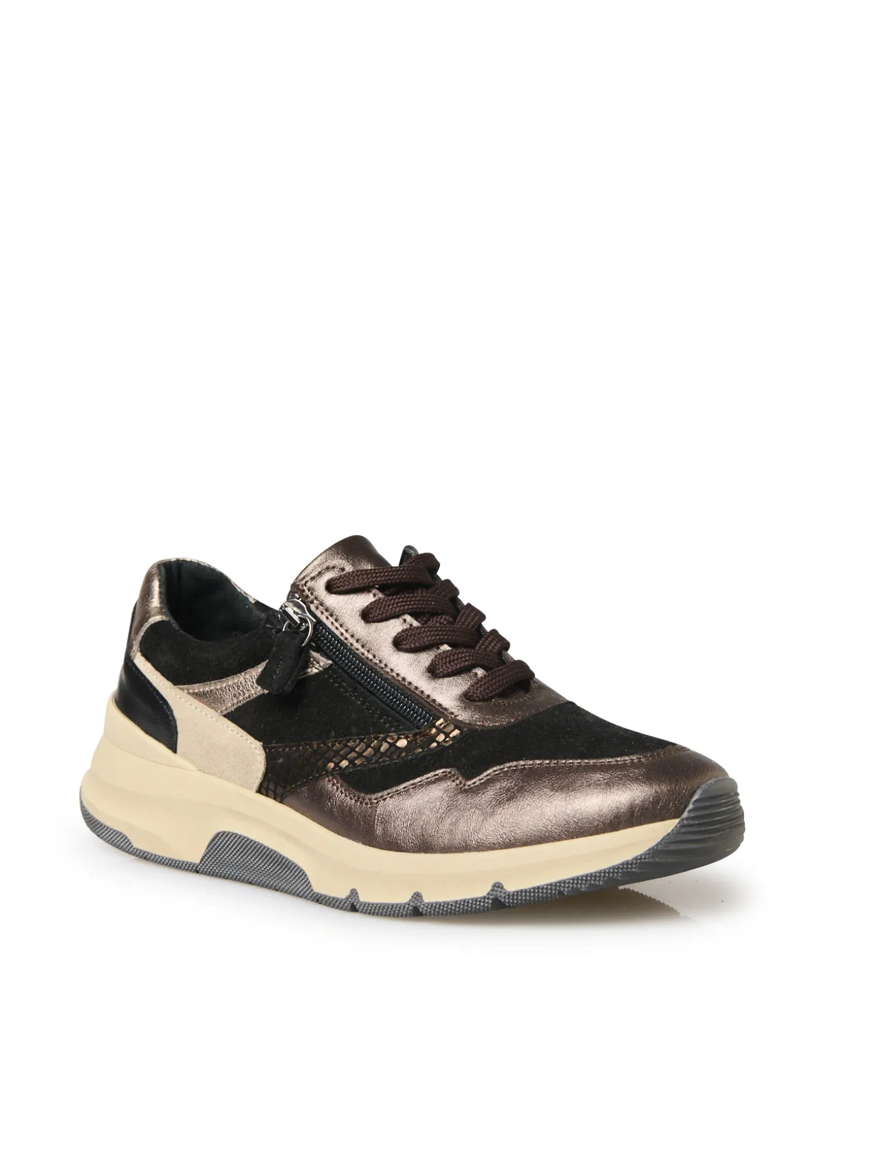 Derbies avec zip et lacets