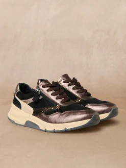 Derbies avec zip et lacets