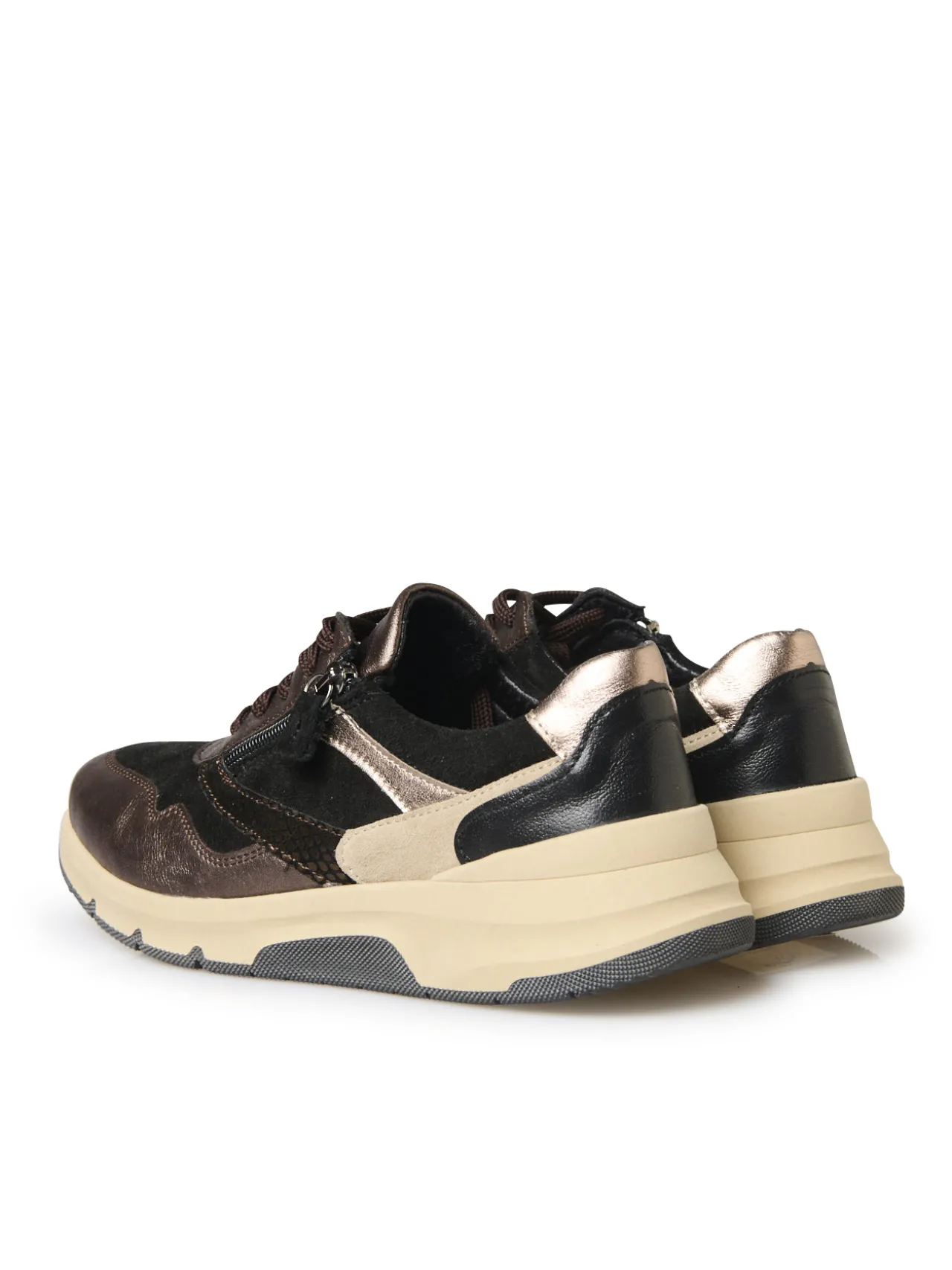 Derbies avec zip et lacets