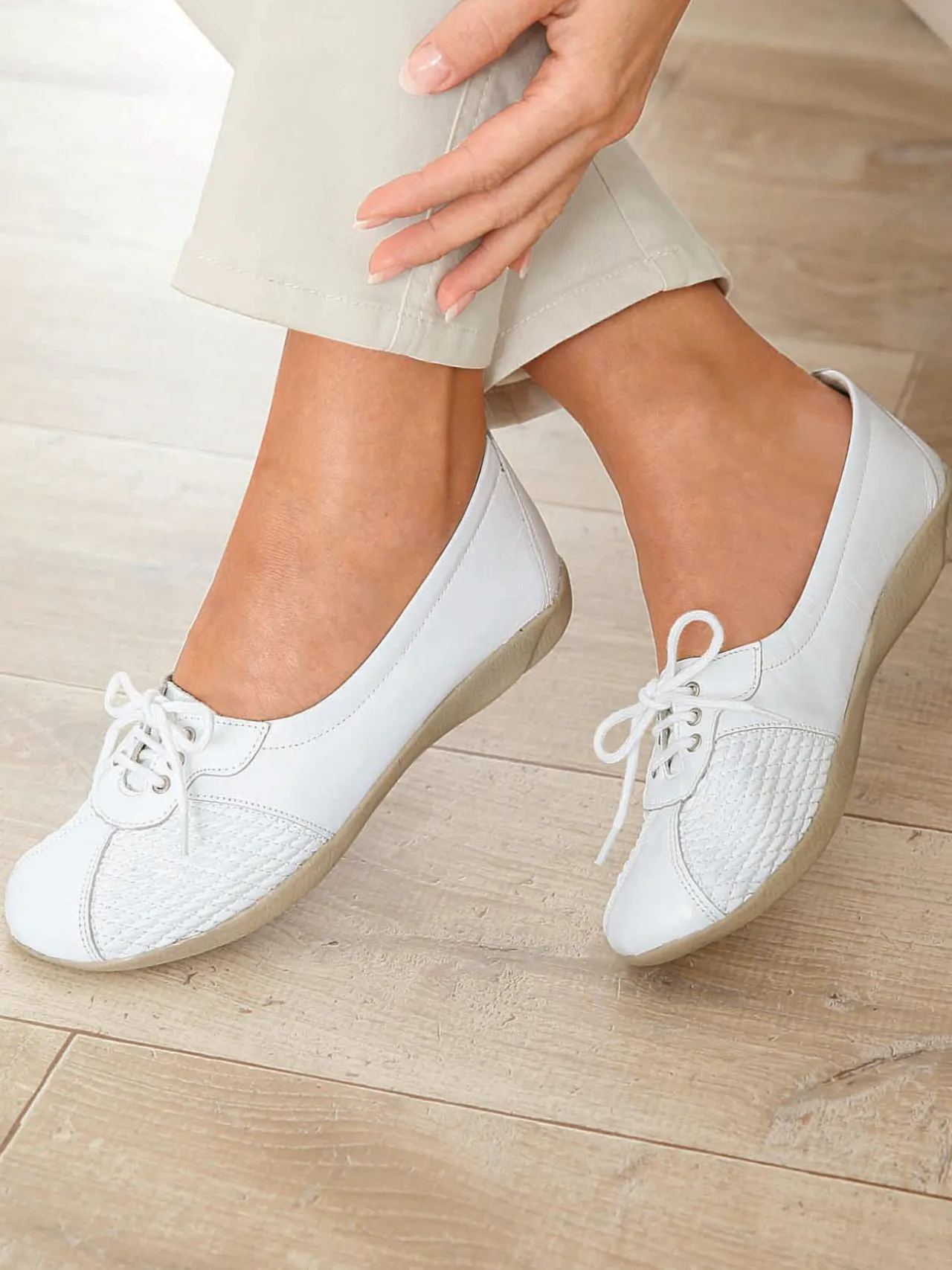 Derbies côtés extensibles cuir