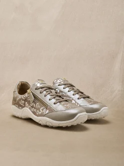 Derbies cuir motifs brillants