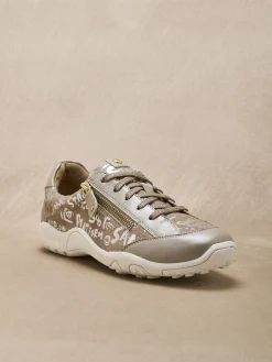 Derbies cuir motifs brillants