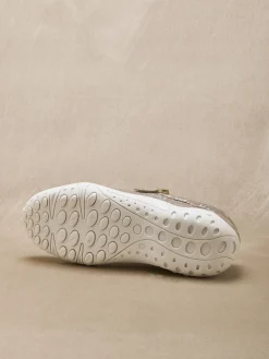 Derbies cuir motifs brillants