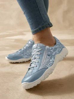 Derbies cuir motifs brillants