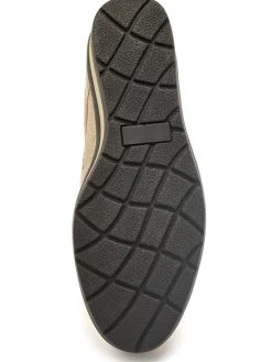 Derbies détails métallisés zip et lacets