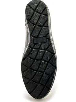 Derbies détails métallisés zip et lacets