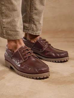 Derbies homme style bateau