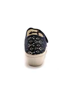 Derbies souples toile et éponge