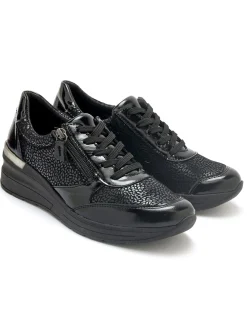 Derbies zip côté et lacets