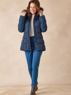 Doudoune à capuche amovible