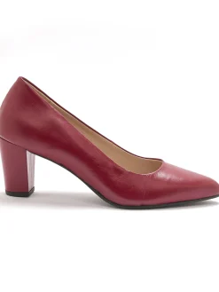 Escarpins cuir à talon