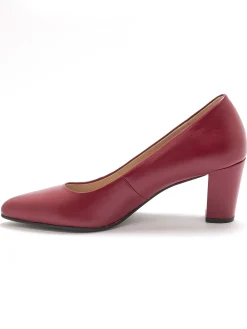 Escarpins cuir à talon