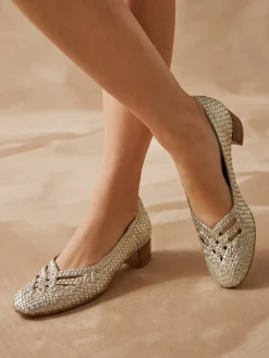 Escarpins tressés à aérosemelle