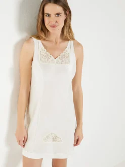 Fond de robe maille satinée 90 cm