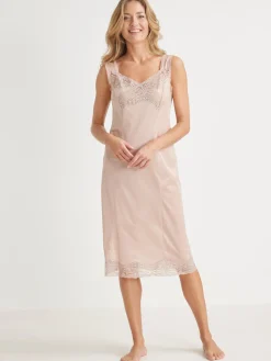 Fond de robe satiné longueur 90cm