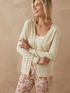 Gilet ajouré bord à bord