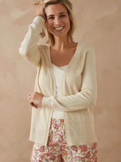 Gilet ajouré bord à bord