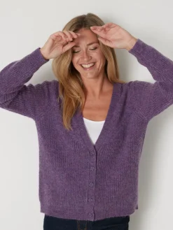 Gilet avec laine et mohair