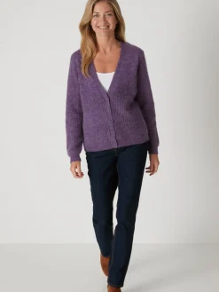 Gilet avec laine et mohair