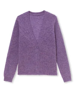 Gilet avec laine et mohair