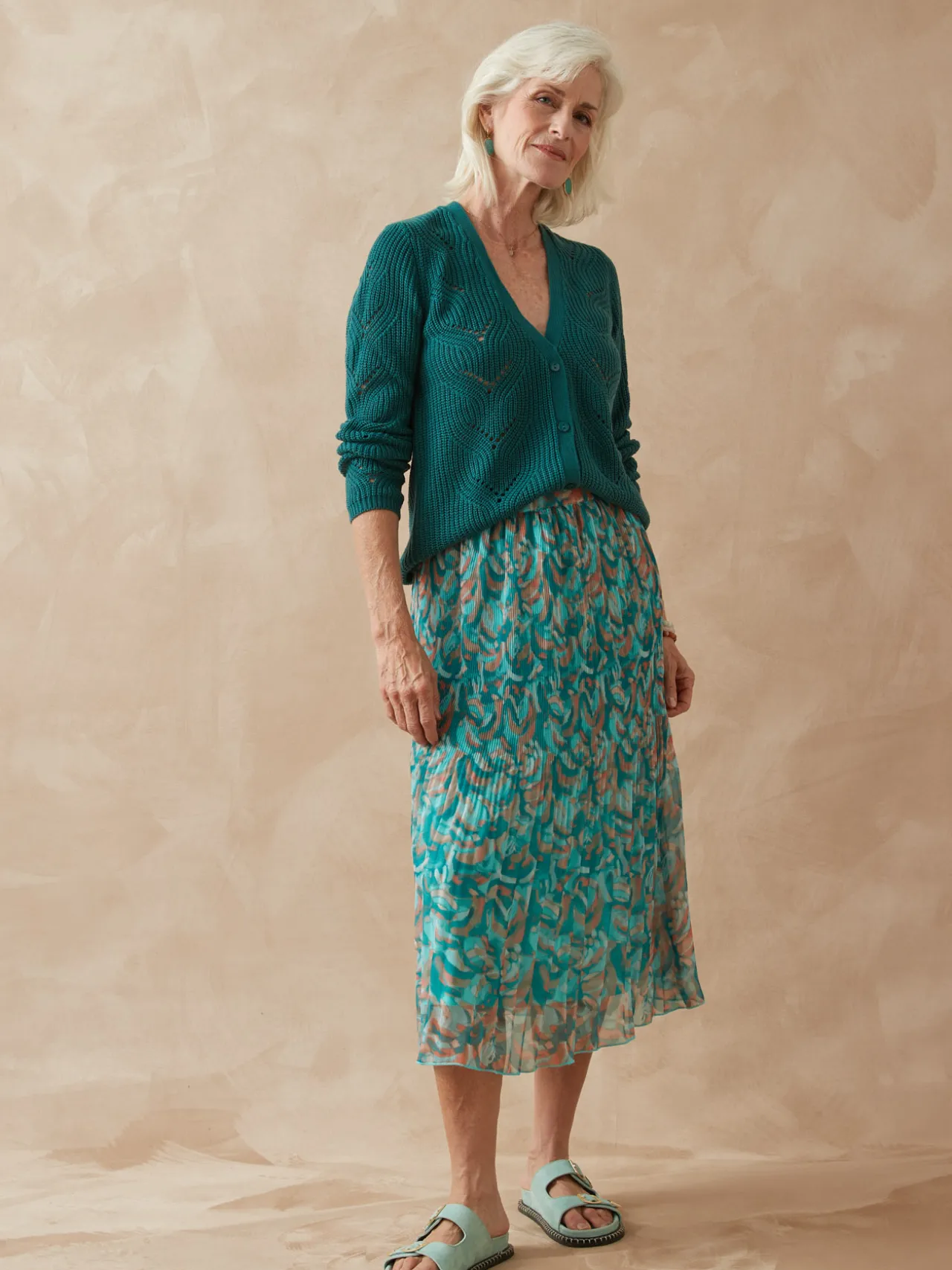 Gilet en côtes perlées