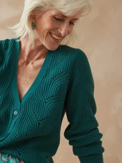 Gilet en côtes perlées