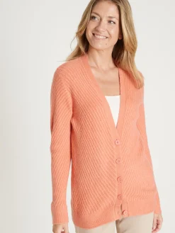 Gilet en maille affinante