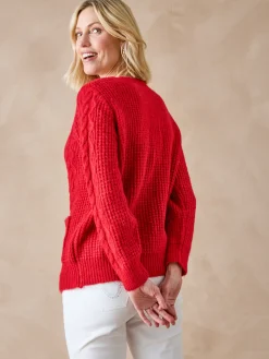 Gilet en maille fantaisie