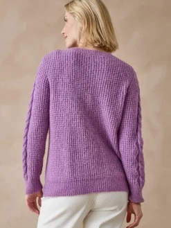 Gilet en maille fantaisie