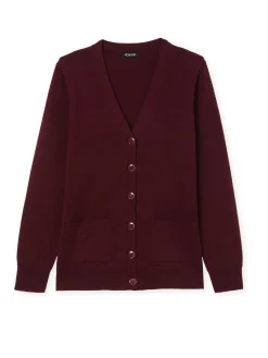 Gilet encolure V 50% laine mérinos