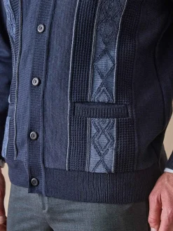 Gilet jacquard avec laine