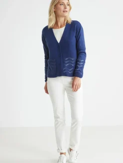 Gilet long encolure V