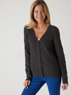 Gilet maille fantaisie