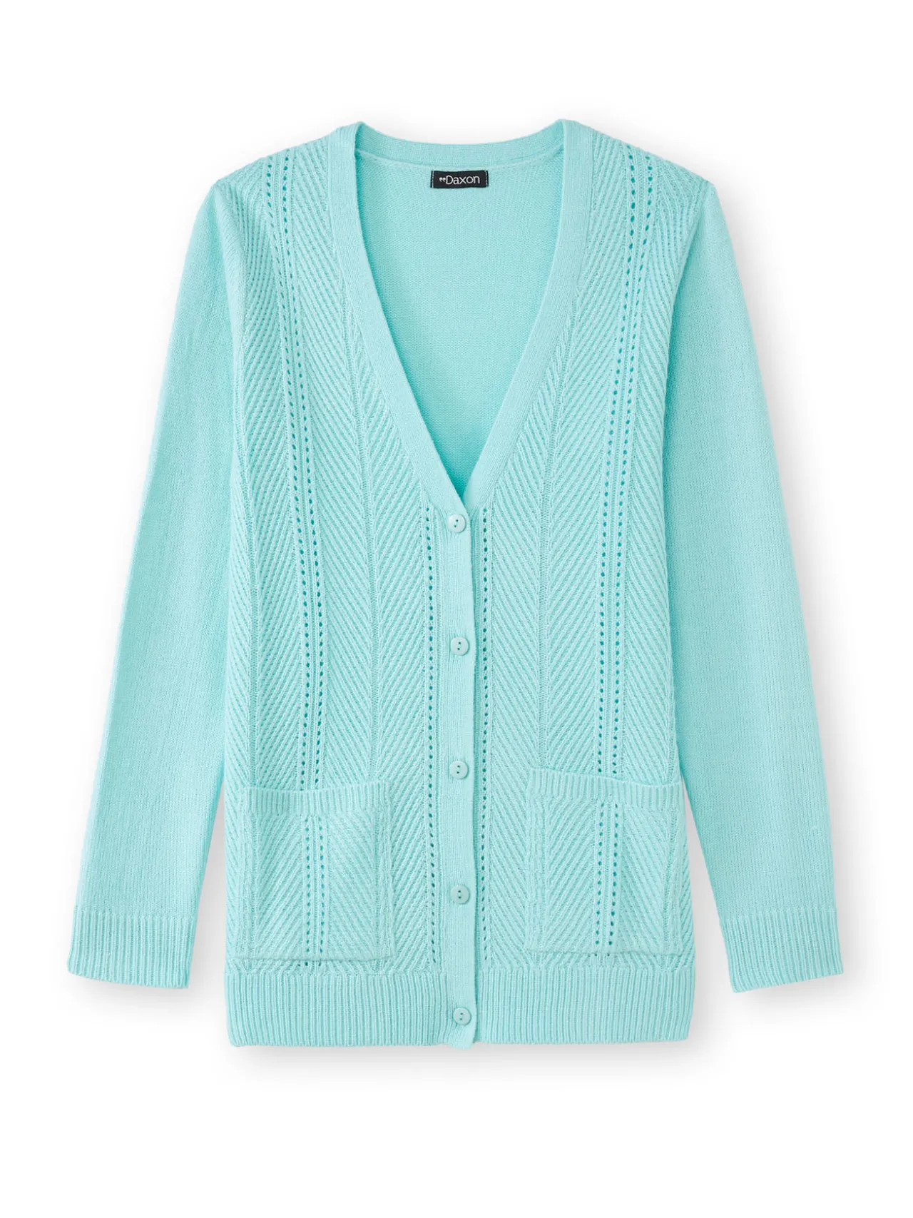 Gilet manches longues point ajouré