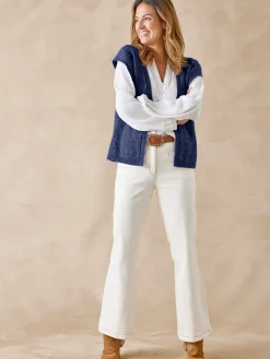 Gilet sans manches avec laine