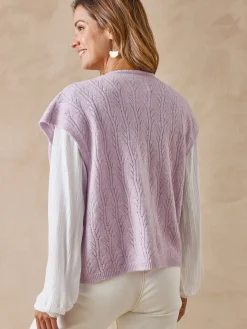 Gilet sans manches avec laine