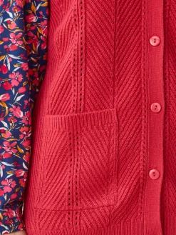 Gilet sans manches point ajouré