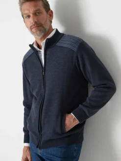 Gilet zippé avec laine