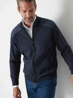 Gilet zippé avec laine