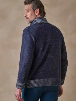 Gilet zippé col montant