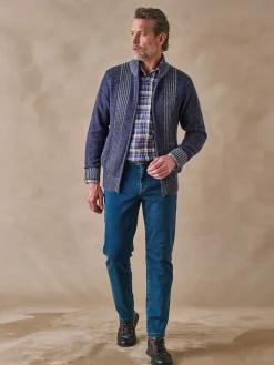 Gilet zippé col montant