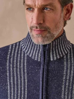 Gilet zippé col montant