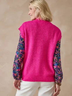 Gilet zippé sans manches côtes anglaises