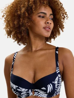 Haut de maillot de bain à armatures