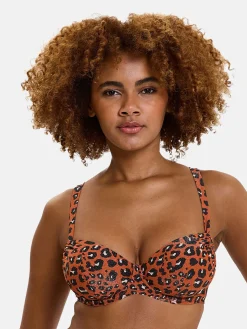 Haut de maillot de bain à armatures