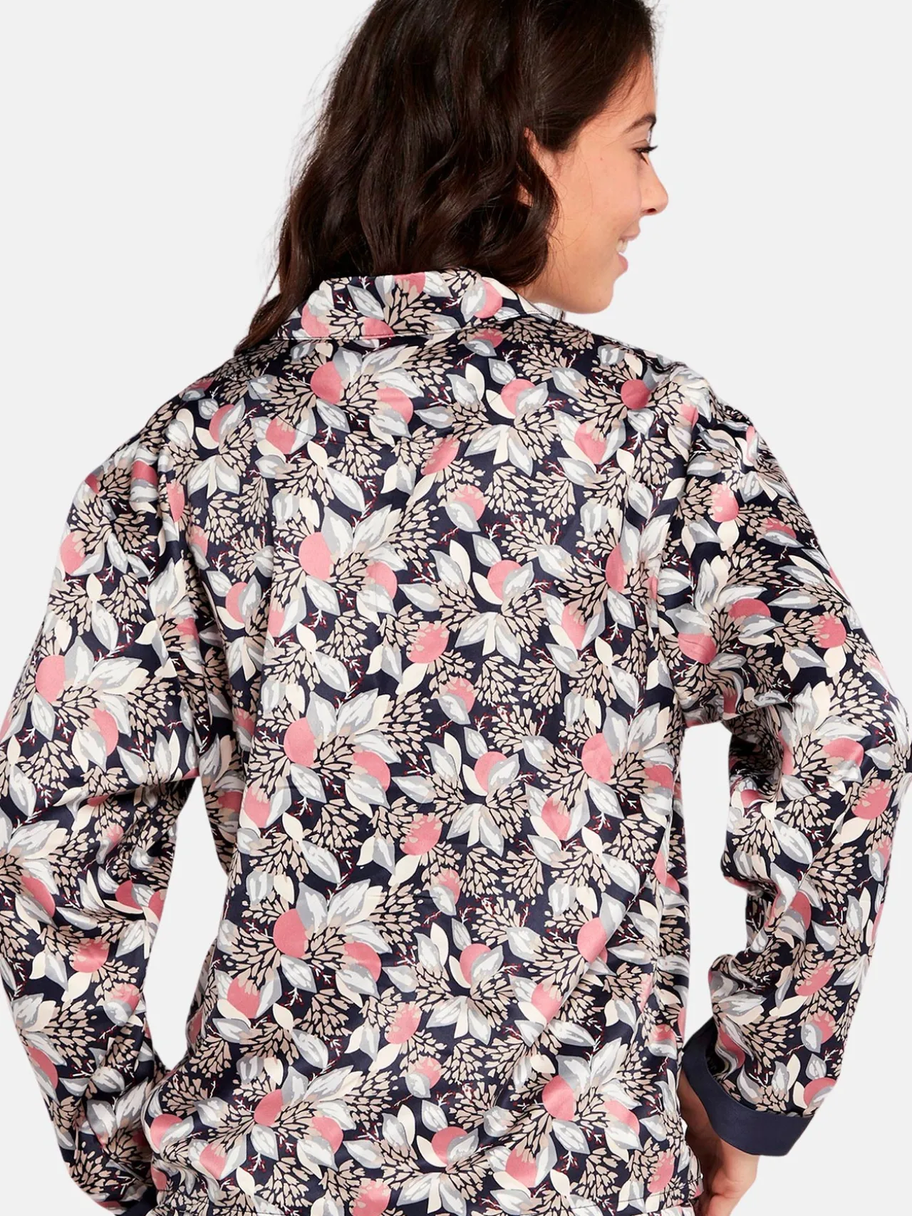 Haut de pyjama en satin Idole