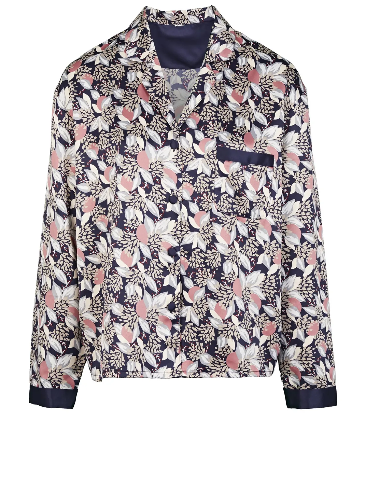 Haut de pyjama en satin Idole